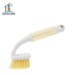 "curved handle clean kitchen" long handled kitchen cleaning brush