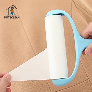 "soft grip sticky clean" u shaped handle detachable sticky dust removal drum