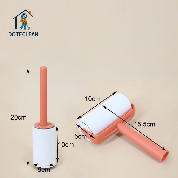 "slant tear and easy to change" long handled bristle roller