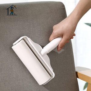 "pure white oblique tearing + with dust cover" simple and detachable bristle roller