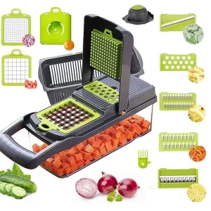 kitchen 14 in 1 fruit and vegetable tools, vegetable chopper