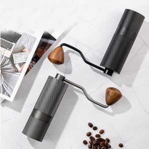 "hand brewed coffee aroma" hand shaken coffee grinder