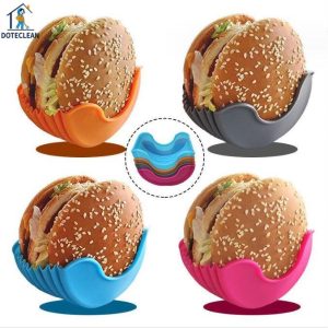 "hamburger nest" leak proof hamburger tray