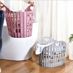 household folding dirty clothes storage basket for storage