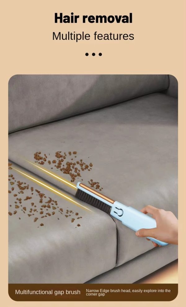 "four in one multi functional clothing cleaning brush with multiple brush heads that can be changed to macaron color.