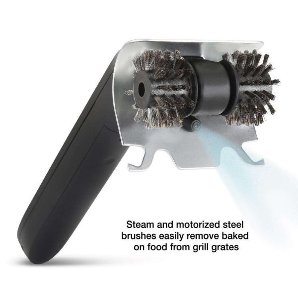 "electric multi brush head grill cleaning brush"