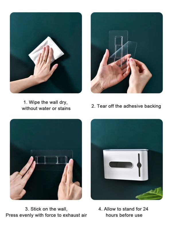 detachable wall mounted garbage bag storage box