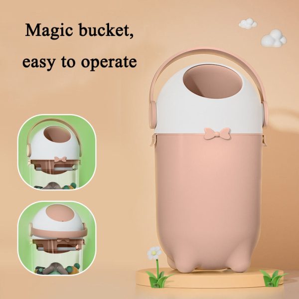 cute and fun anti odor trash can
