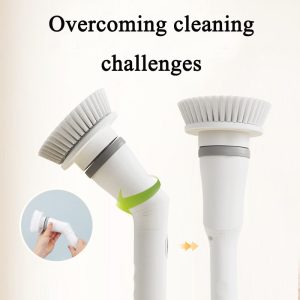 multifunctional household handheld telescopic long handled electric cleaning brush