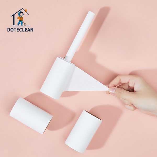 "slant tear and easy to change" long handled bristle roller