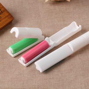 "multi color folding portable water washing" fur cleaner bristle roller