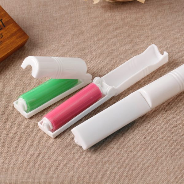 "multi color folding portable water washing" fur cleaner bristle roller