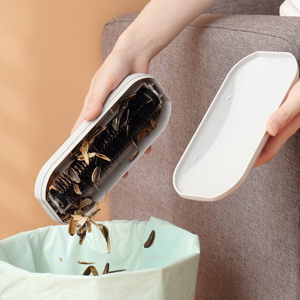 "simple white box soft brush" multi functional bed carpet dust proof cleaning brush