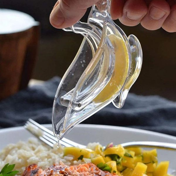 creative transparent lemon juicer, household manual fruit juicer
