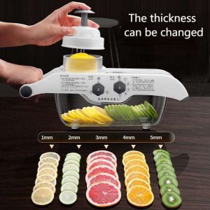 "quick cut guardian" multi functional fruit and vegetable slicer