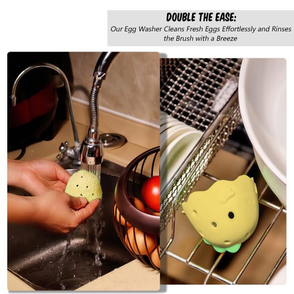 "egg fun cleaning little dinosaur" egg cleaning brush