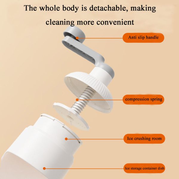 "guoqu hand cranked smoothie machine" manual shaved ice grinding machine