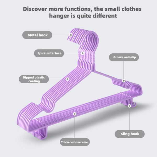 colorful anti slip clothes hanger