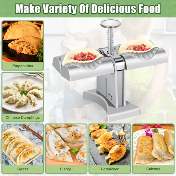 double slot press fitting convenient dumpling making tool