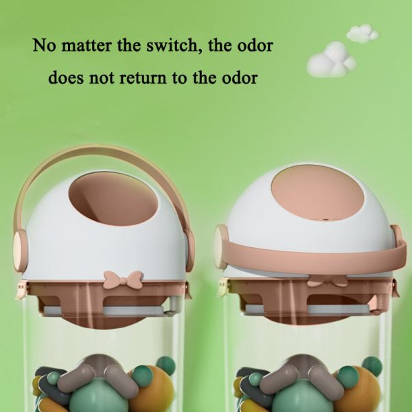 cute and fun anti odor trash can