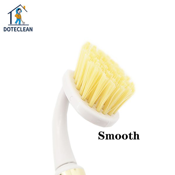 "curved handle clean kitchen" long handled kitchen cleaning brush