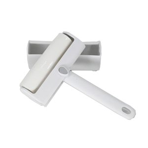 "foldable white handle dust proof" bristle sticking roller