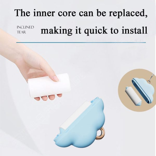 "cloud shaped portable" easy to hang powerful lint remover