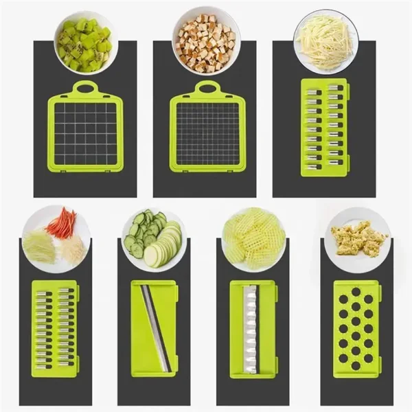 kitchen 14 in 1 fruit and vegetable tools, vegetable chopper