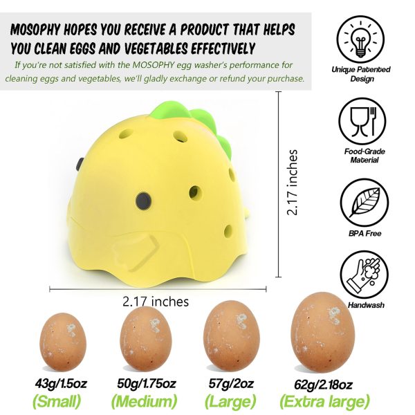 "egg fun cleaning little dinosaur" egg cleaning brush