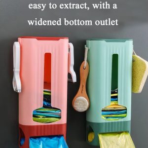 "bag storage master" wall mounted plastic bag collector