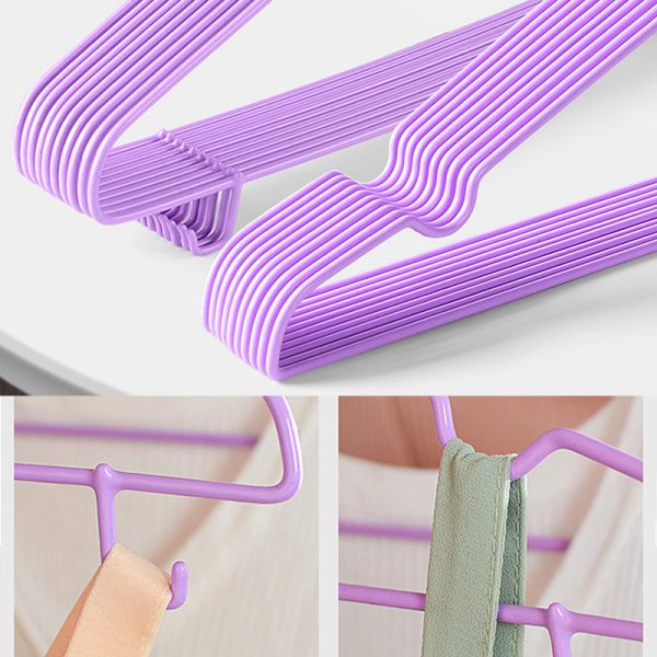 colorful anti slip clothes hanger