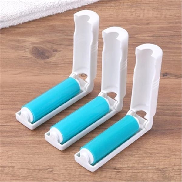 "multi color folding portable water washing" fur cleaner bristle roller