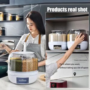 360 degree rotating multi compartment grain distribution tank