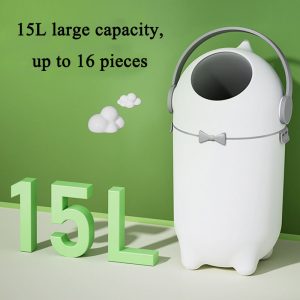 cute and fun anti odor trash can