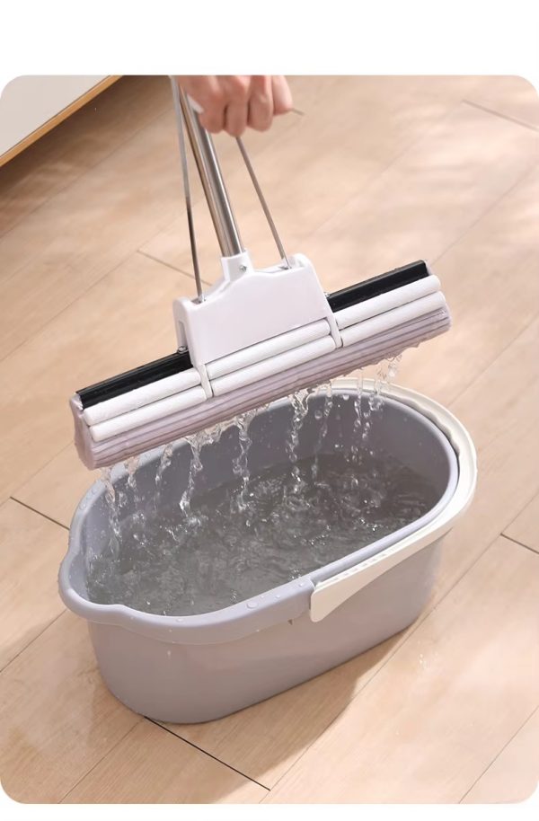 the latest rectangular large capacity portable plastic mop bucket (excluding mop)