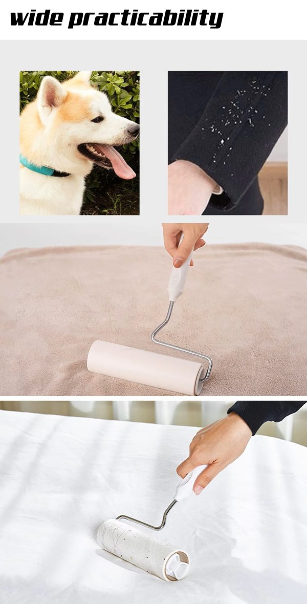 "u frame dust cleaner" is equipped with a dust proof base and a sticky roller