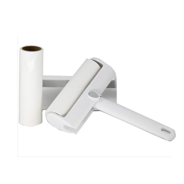 "foldable white handle dust proof" bristle sticking roller