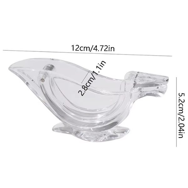 creative transparent lemon juicer, household manual fruit juicer