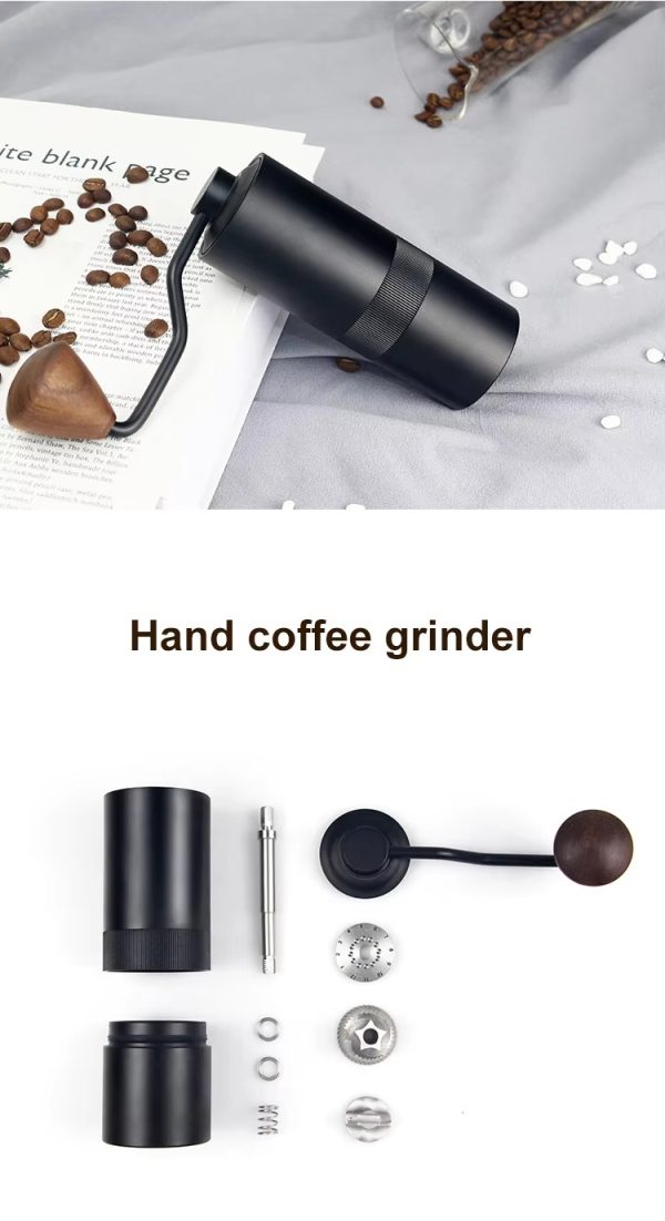 "hand brewed coffee aroma" hand shaken coffee grinder