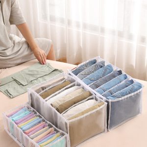 multi compartment visible clothing storage box divider a magic organizer