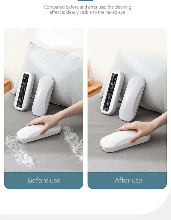 "simple white box soft brush" multi functional bed carpet dust proof cleaning brush