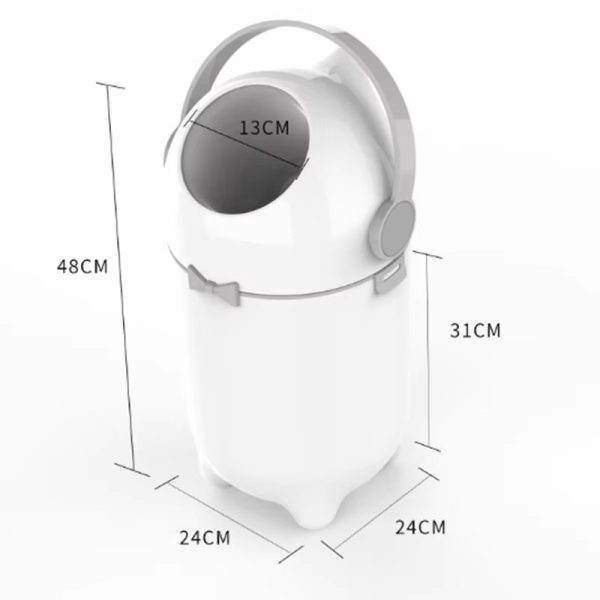 cute and fun anti odor trash can