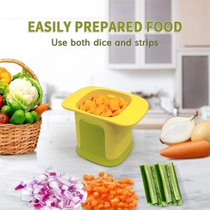 two in one manual vegetable dicing, shredding and slicing machine