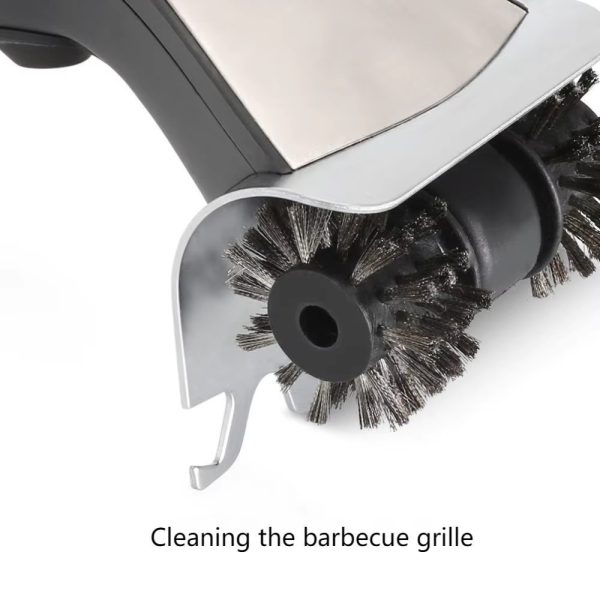 "electric multi brush head grill cleaning brush"