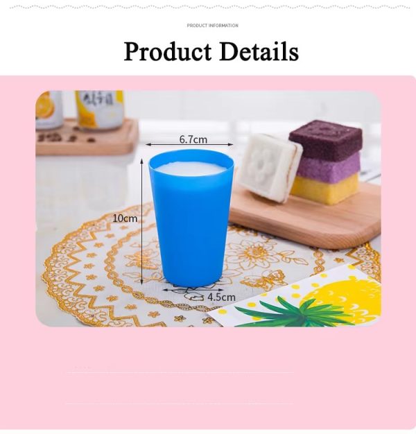 "colorful 260ml small pp colored plastic water cup