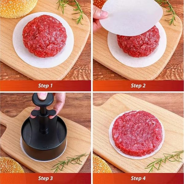 simple hamburger patty press