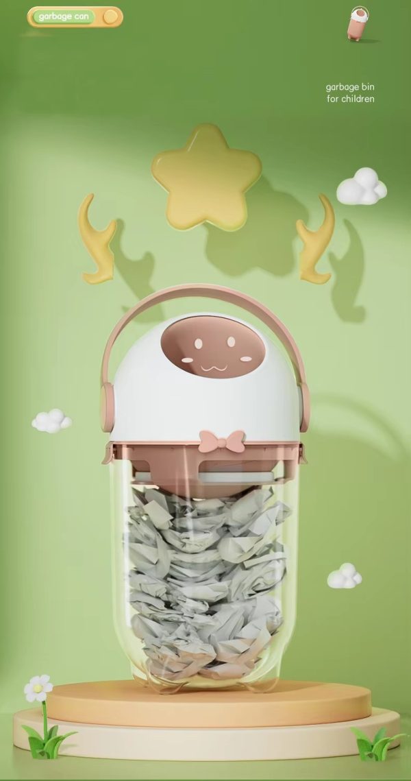 cute and fun anti odor trash can