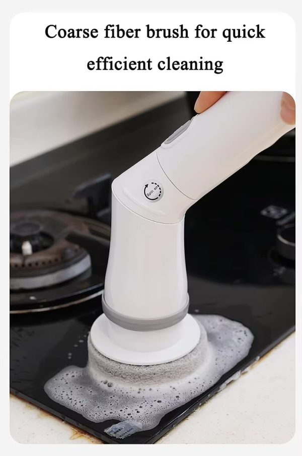 multifunctional household handheld telescopic long handled electric cleaning brush