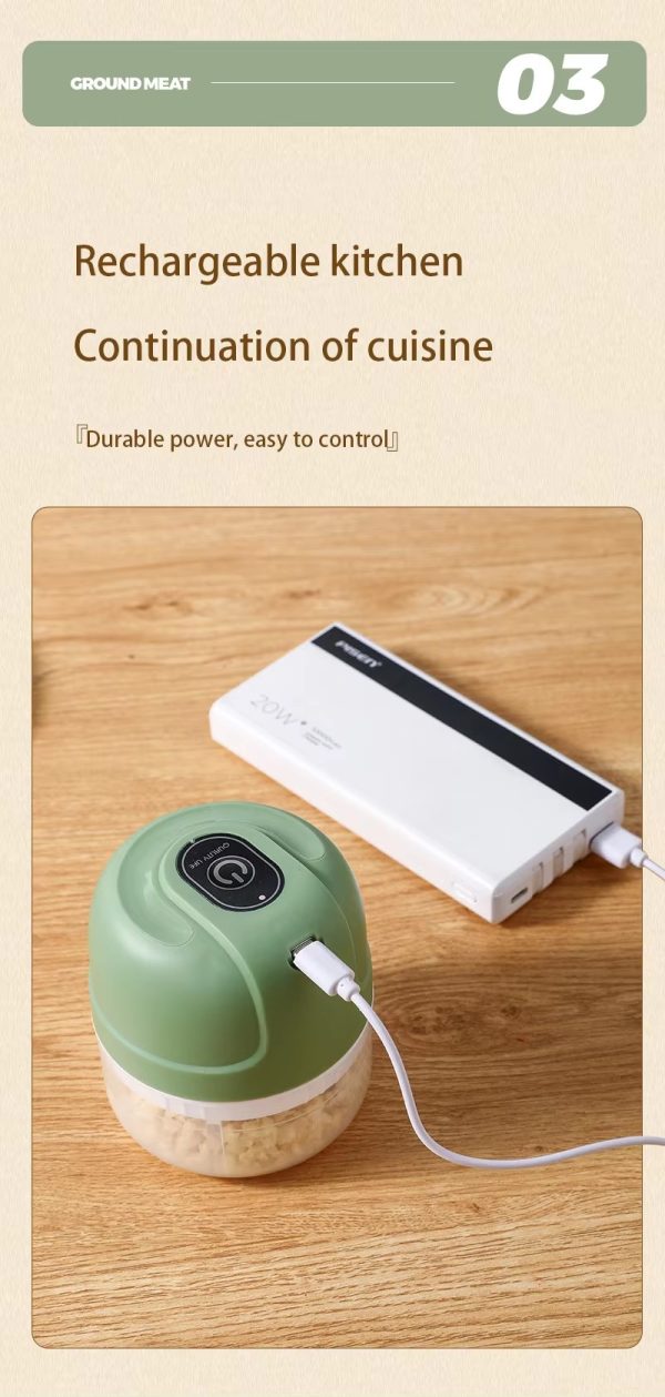 household mini electric garlic mashing machine for complementary food