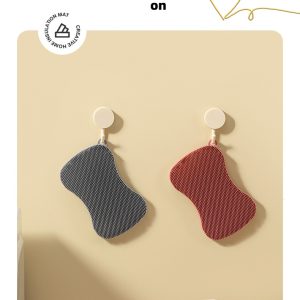 "double sided clean" thickened silicone multi functional dishwashing brush